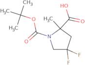 1-[(tert-butoxy)carbonyl]-4,4-difluoro-2-methylpyrrolidine-2-carboxylic acid