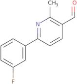 6-(3-Fluorophenyl)-2-methylnicotinaldehyde