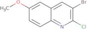 3-Bromo-2-chloro-6-methoxyquinoline