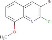 3-Bromo-2-chloro-8-methoxyquinoline