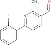 6-(2-Fluorophenyl)-2-methylnicotinaldehyde