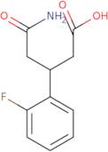 5-Amino-3-(2-fluorophenyl)-5-oxopentanoic acid