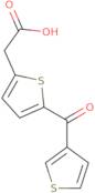 [5-(3-Thienylcarbonyl)-2-thienyl]acetic acid