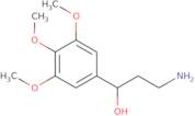 3-Amino-1-(3,4,5-trimethoxyphenyl)propan-1-ol