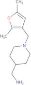 ({1-[(2,5-Dimethyl-3-furyl)methyl]piperidin-4-yl}methyl)amine