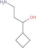 3-Amino-1-cyclobutylpropan-1-ol