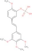 2-Methoxy-5-[2-(3,4,5-trimethoxyphenyl)ethenyl]phenyl dihydrogen phosphate