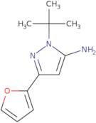 1-tert-Butyl-3-(furan-2-yl)-1H-pyrazol-5-amine