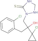 2-[2-(1-Chlorocyclopropyl)-3-(2-chlorophenyl)-2-hydroxypropyl]-1,2,4-triazolidine-3-thione