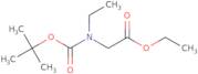 Ethyl 2-{[(tert-butoxy)carbonyl](ethyl)amino}acetate