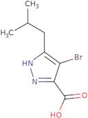 4-Bromo-3-isobutyl-1H-pyrazole-5-carboxylic acid