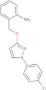2-[[[1-(4-Chlorophenyl)-1H-pyrazol-3-yl]oxy]methyl]benzenamine
