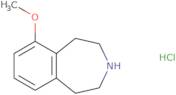 6-Methoxy-2,3,4,5-tetrahydro-1H-3-benzazepine hydrochloride