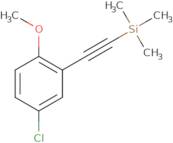 [2-(5-Chloro-2-methoxyphenyl)ethynyl]trimethylsilane