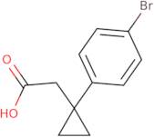 2-[1-(4-Bromophenyl)cyclopropyl]acetic acid