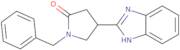 4-(1H-Benzimidazol-2-yl)-1-benzylpyrrolidin-2-one
