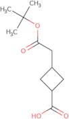 (1s,3s)-3-[2-(tert-butoxy)-2-oxoethyl]cyclobutane-1-carboxylic acid, cis
