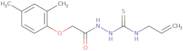 1-(2-(2,4-dimethylphenoxy)acetyl)-4-allylthiosemicarbazide