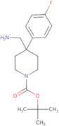 tert-Butyl 4-(aminomethyl)-4-(4-fluorophenyl)piperidine-1-carboxylate