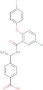 (S)-4-(1-(5-Chloro-2-(4-fluorophenoxy)-benzamido)ethyl)benzoic acid