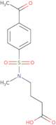 4-(N-Methyl4-acetylbenzenesulfonamido)butanoic acid