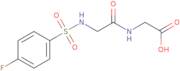 2-[2-(4-Fluorobenzenesulfonamido)acetamido]acetic acid