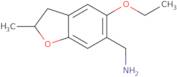 (5-Ethoxy-2-methyl-2,3-dihydro-1-benzofuran-6-yl)methanamine
