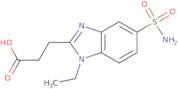 3-(1-Ethyl-5-sulfamoyl-1H-1,3-benzodiazol-2-yl)propanoic acid