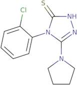 4-(2-Chlorophenyl)-5-(pyrrolidin-1-yl)-4H-1,2,4-triazole-3-thiol