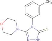 4-(3-Methylphenyl)-5-(morpholin-4-yl)-4H-1,2,4-triazole-3-thiol