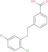 3-{[(2,5-Dichlorophenyl)sulfanyl]methyl}benzoic acid