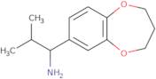 1-(3,4-Dihydro-2H-1,5-benzodioxepin-7-yl)-2-methylpropan-1-amine