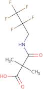 2,2-Dimethyl-3-oxo-3-((2,2,3,3,3-pentafluoropropyl)amino)propanoic acid