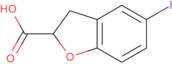 5-Iodo-2,3-dihydro-1-benzofuran-2-carboxylic acid