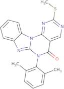 6-(2,6-dimethylphenyl)-2-(methylthio)benzo[4,5]imidazo[1,2-a]pyrimido[5,4-e]pyrimidin-5(6H)-one