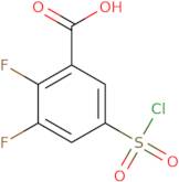 5-(Chlorosulfonyl)-2,3-difluorobenzoic acid