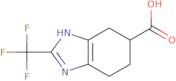 2-(Trifluoromethyl)-4,5,6,7-tetrahydro-1H-1,3-benzodiazole-5-carboxylic acid