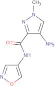 4-Amino-1-methyl-N-(1,2-oxazol-4-yl)-1H-pyrazole-3-carboxamide