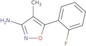 5-(2-Fluorophenyl)-4-methyl-1,2-oxazol-3-amine