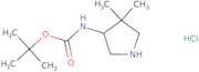 (S)-(4,4-Dimethyl-pyrrolidin-3-yl)-carbamic acid tert-butyl ester hydrochloride