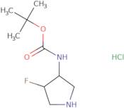 (3S,4S)-(4-Fluoro-pyrrolidin-3-yl)-carbamic acid tert-butyl ester hydrochloride