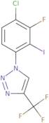 1-(4-Chloro-3-fluoro-2-iodo-phenyl)-4-(trifluoromethyl)triazole