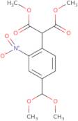 2-(4-Dimethoxymethyl-2-nitro-phenyl)-malonic acid dimethyl ester