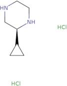 (S)-2-Cyclopropyl-piperazine dihydrochloride ee