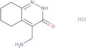 4-(Aminomethyl)-2,3,5,6,7,8-hexahydrocinnolin-3-one hydrochloride