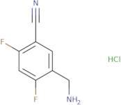 5-(Aminomethyl)-2,4-difluorobenzonitrile hydrochloride