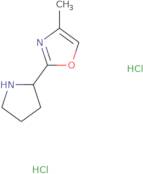 4-Methyl-2-(pyrrolidin-2-yl)-1,3-oxazole dihydrochloride