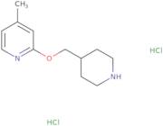 4-Methyl-2-[(piperidin-4-yl)methoxy]pyridine dihydrochloride