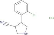 4-(2-Chlorophenyl)pyrrolidine-3-carbonitrile hydrochloride