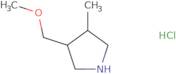 3-(Methoxymethyl)-4-methylpyrrolidine hydrochloride